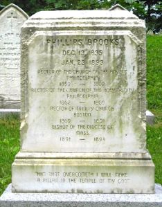P Brooks tombstone